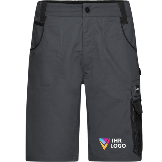 Arbeitstshorts mit Logo