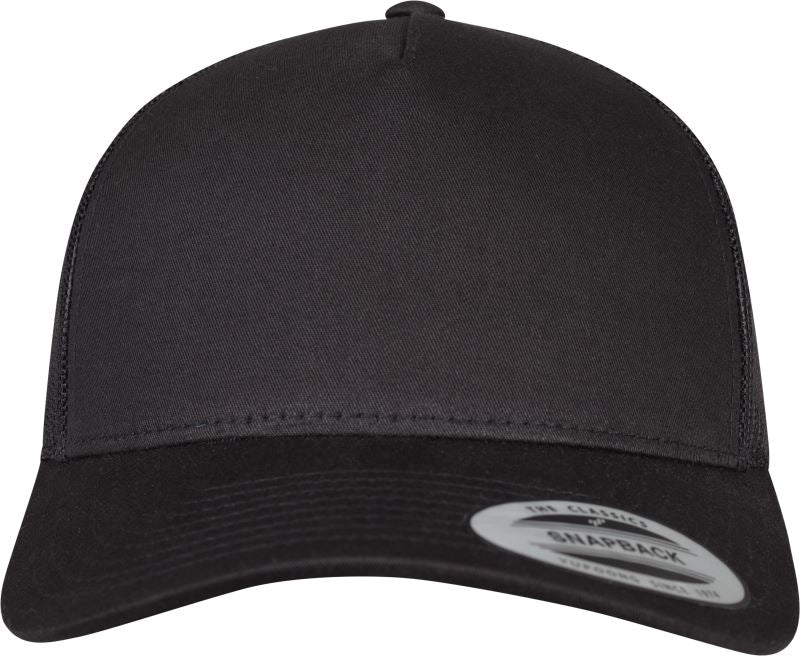 Flexfit 5 Panel Trucker Cap mit Logo bedruckt