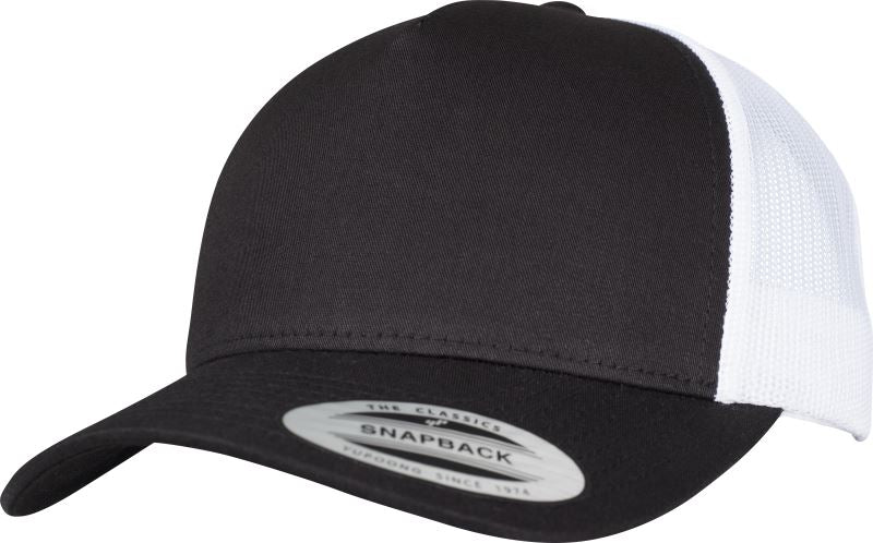 Flexfit 5 Panel Trucker Cap mit Logo bedruckt