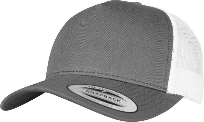 Flexfit 5 Panel Trucker Cap mit Logo bedruckt