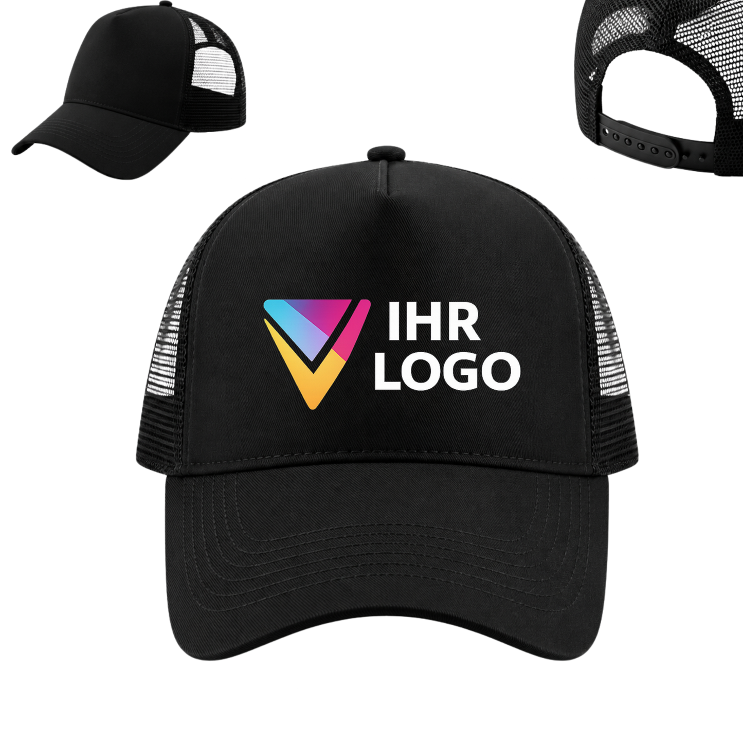 Schildkappe mit Logo bedruckt