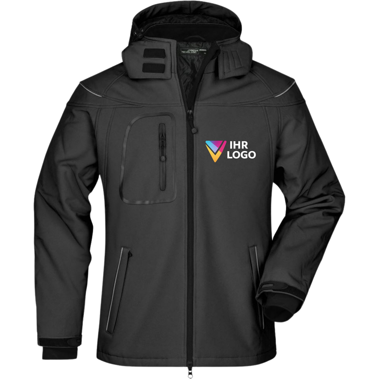 Winter Softshell mit eignen Logo